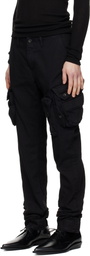 Julius Black Gasmask Skinny Denim Cargo Pants