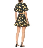 Alexandra Miro Isla printed cotton miniskirt