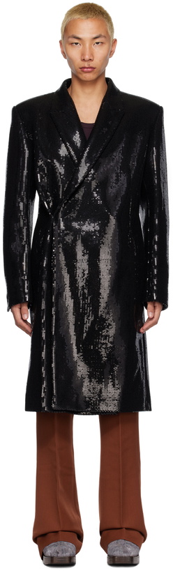 Photo: EGONlab Black Sequin Coat