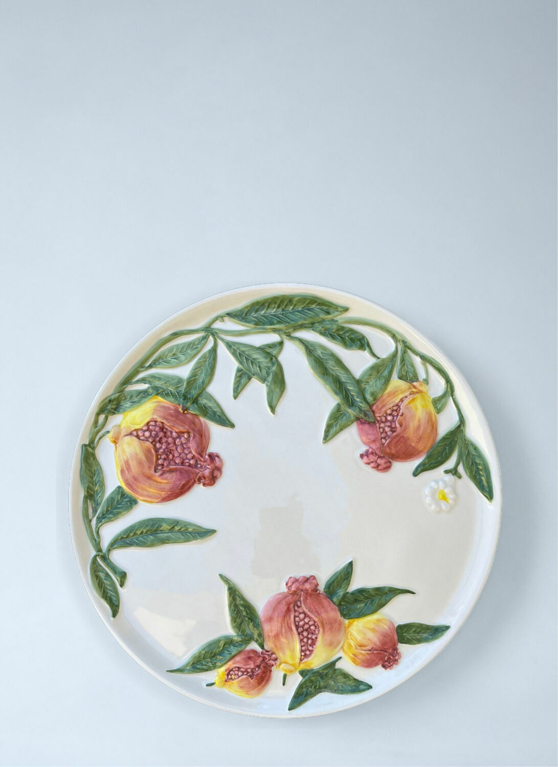 Les-Ottomans Embossed Ceramic Cake Stand