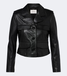 Dorothee Schumacher Cropped leather jacket