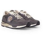 visvim - Roland Leather-Trimmed Suede and Mesh Sneakers - Gray