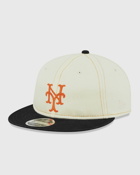 New Era New York Mets Chrome Denim Retro Crown 9 Fifty Verstellbare Cap White - Mens - Caps