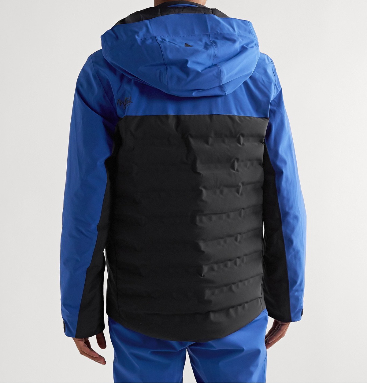 Two Tone Padded Quilted Waterproof Coat