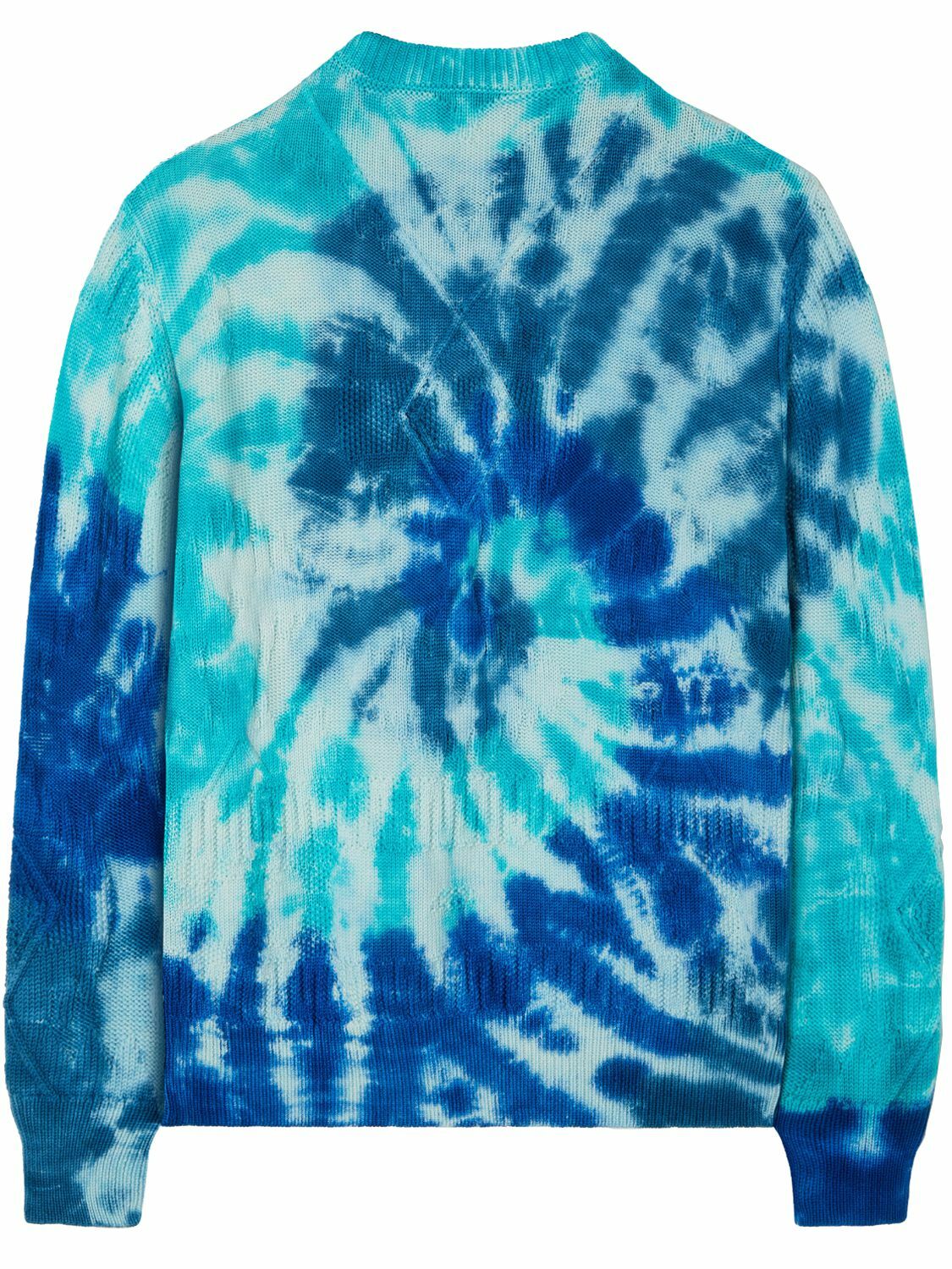 ALANUI - Tie Dye Wool Knit Crewneck Sweater