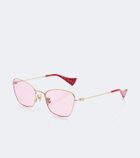 Valentino Torchon VLogo square sunglasses