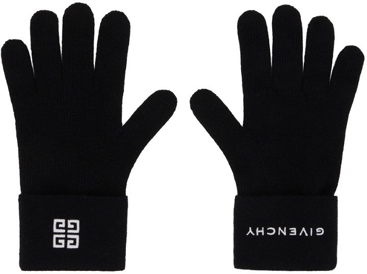 Photo: Givenchy Black 4G Gloves