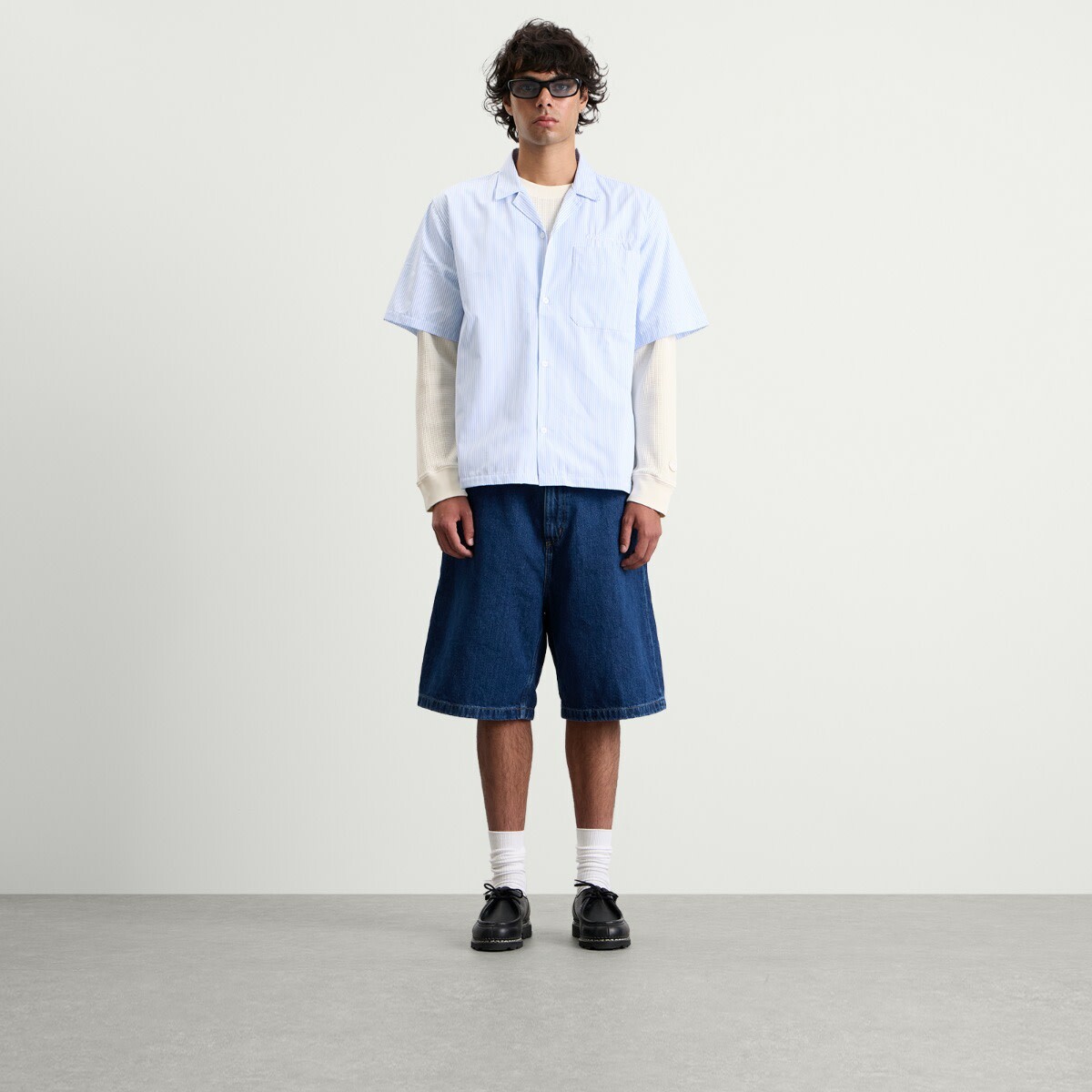 END. Fast Shirt in Blue Pin