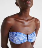 Heidi Klein Lake Como printed bikini top