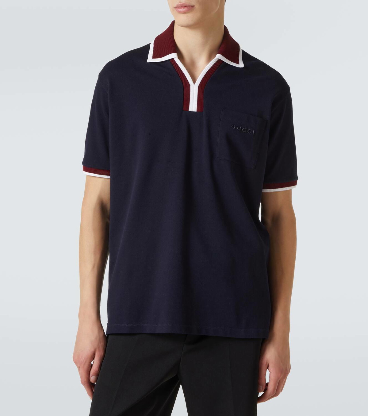 Gucci Cotton piqué polo shirt