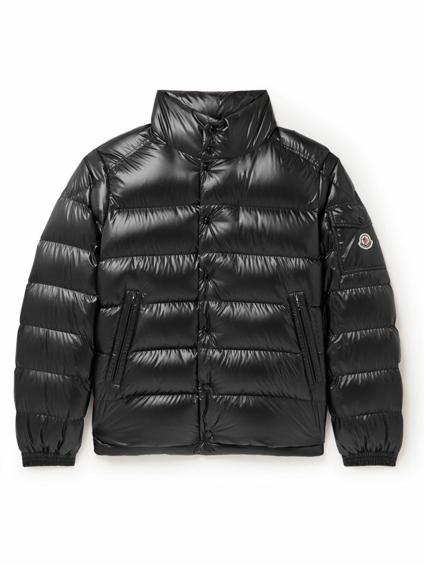 Photo: Moncler - Logo-Appliquéd Quilted Shell Down Jacket - Black