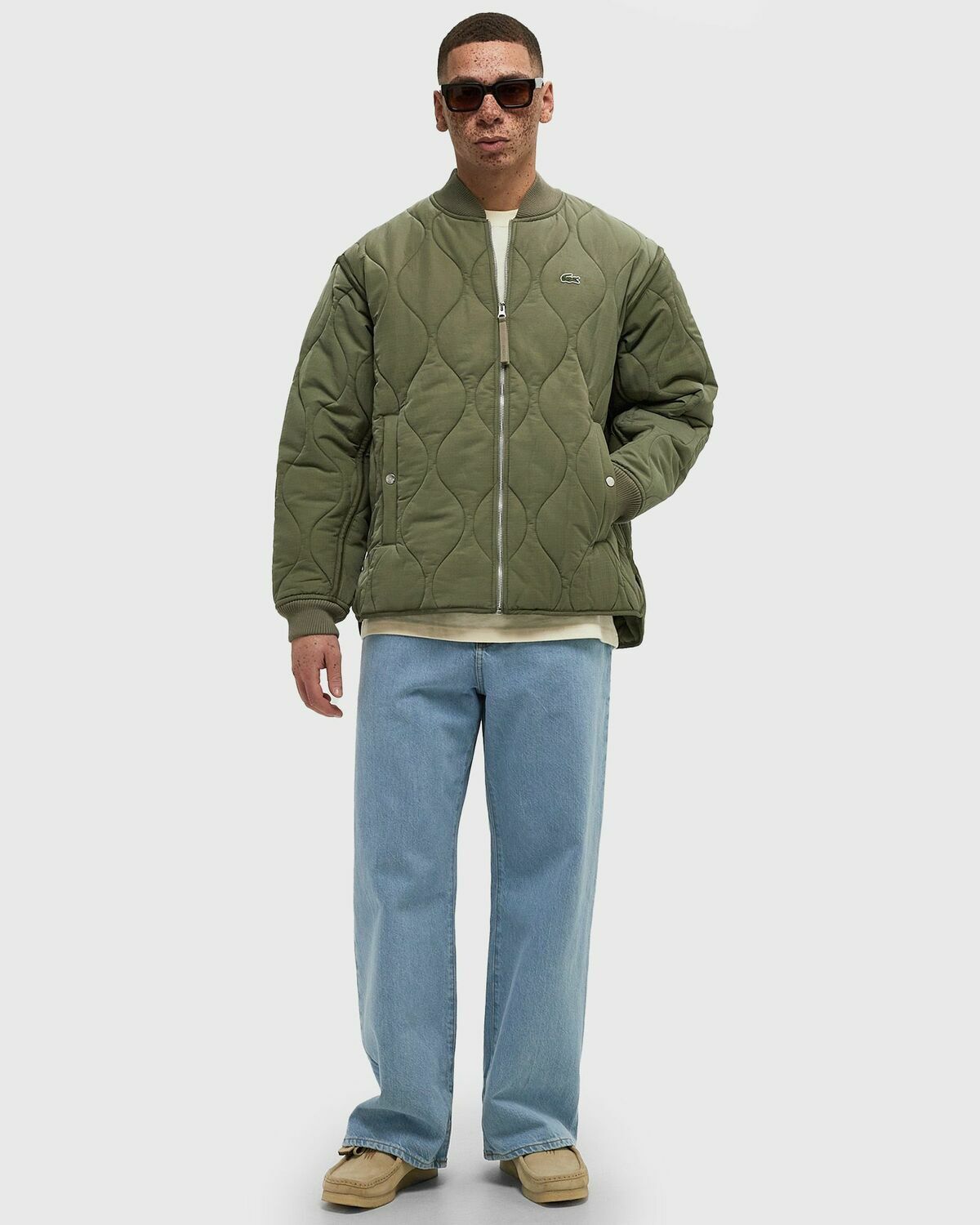 Lacoste BLOUSON Green Mens Bomber Jacket
