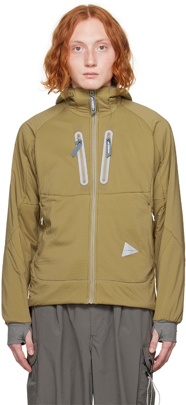 Photo: and wander Beige AIR Puffer Jacket