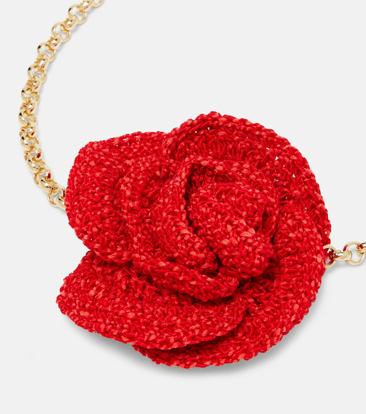 Magda Butrym Crochet floral-appliqué gold-plated necklace