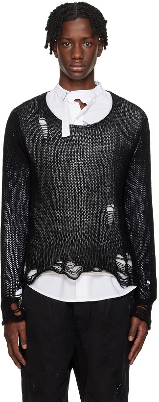 Photo: R13 Black Double Layer Sweater