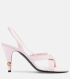 Versace Gianni Medusa leather slingback sandals