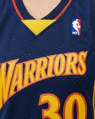 Mitchell & Ness Nba Women's Swingman Jersey Golden State Warriors 2009 10 Stephen Curry #30   Blue/Orange     Tops & Tanks   L