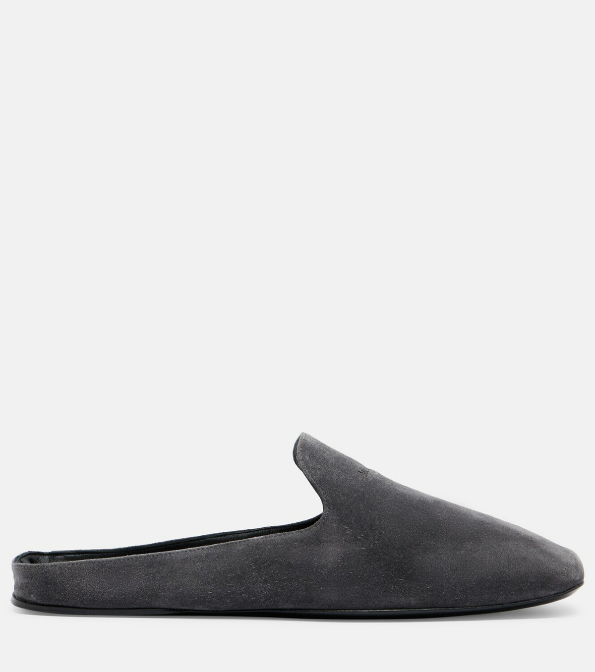 Max Mara Logo suede mules