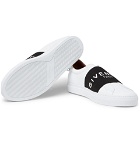 Givenchy - Urban Street Logo-Print Leather Slip-On Sneakers - Men - White