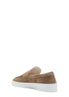 Jude Llow Jacqués Suede Loafers Taupe