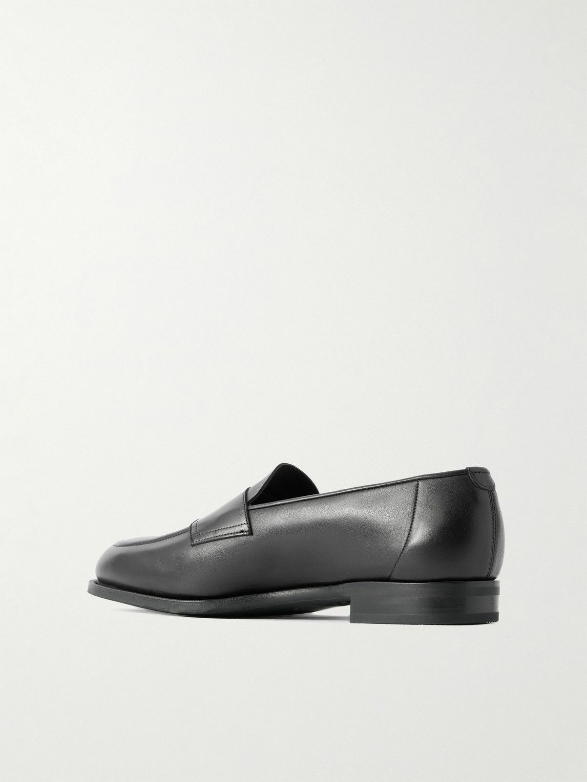 Edward Green - Piccadilly Leather Penny Loafers - Black