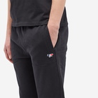 Maison Kitsuné Men's Tricolour Fox Patch Sweat Pant in Black