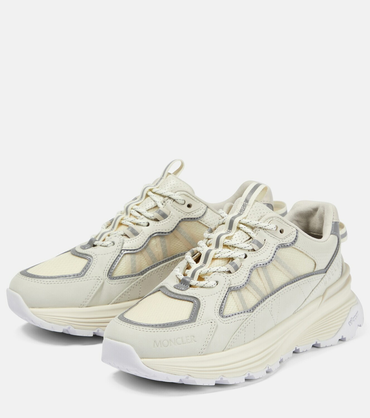 Moncler - Lite Runner leather sneakers Moncler