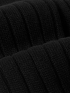 TOM FORD - Ribbed Cashmere Socks - Black