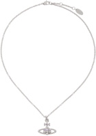 Vivienne Westwood Silver Mayfair Bas Relief Pendant Necklace