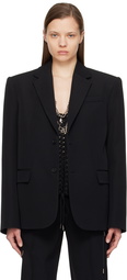 Jean Paul Gaultier Black Corseted Blazer