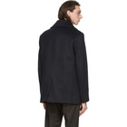 Mackage Navy Wool Noah Coat