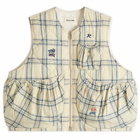 Story mfg. Women's Girolle Vest in French Gingham Interrupted