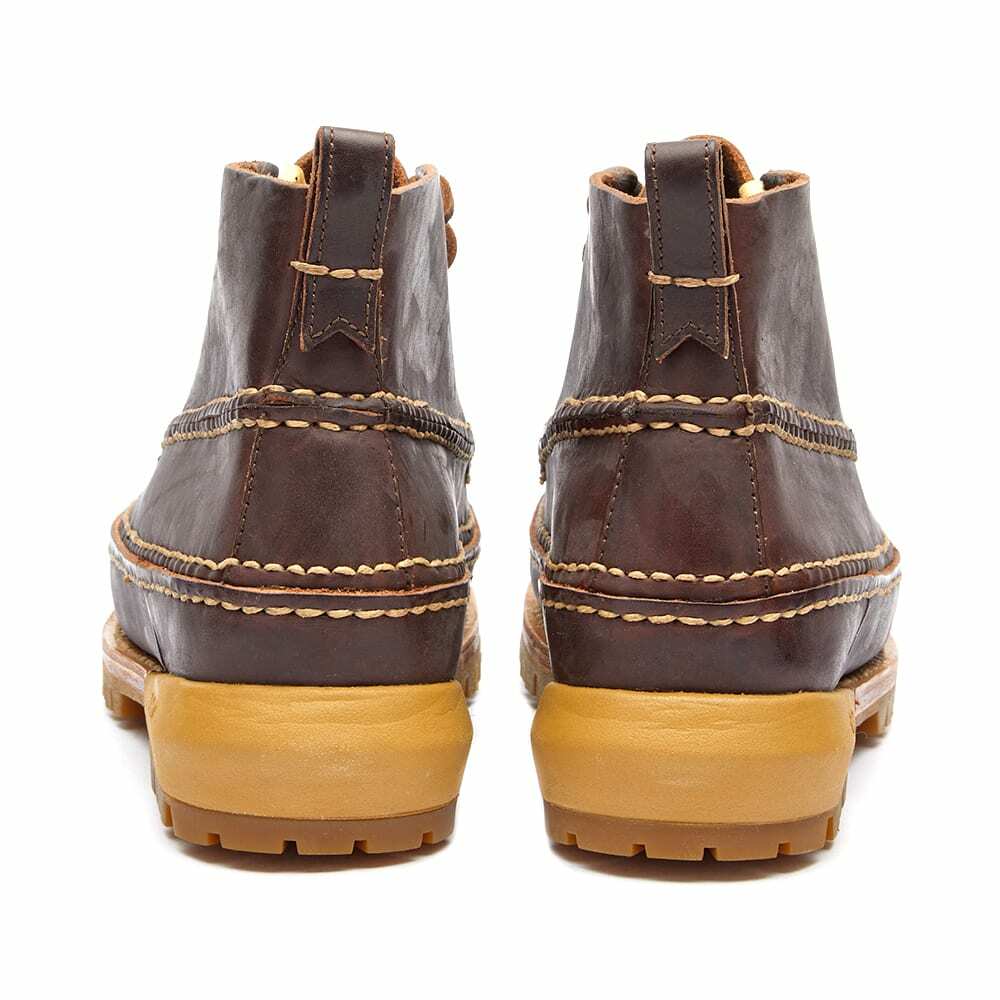 Visvim Men's Kanawa Moc Boot in Dark Brown Visvim