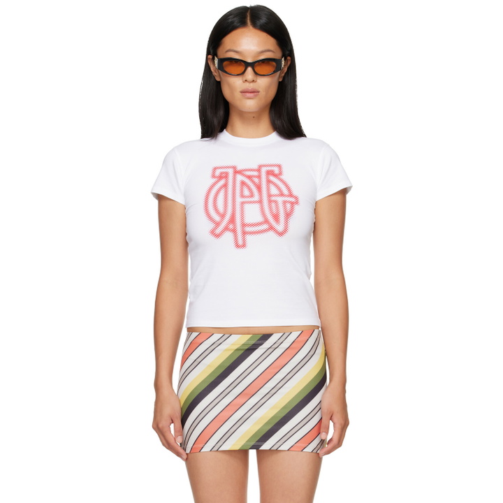 Photo: Jean Paul Gaultier White 'The JPG Baby' T-shirt