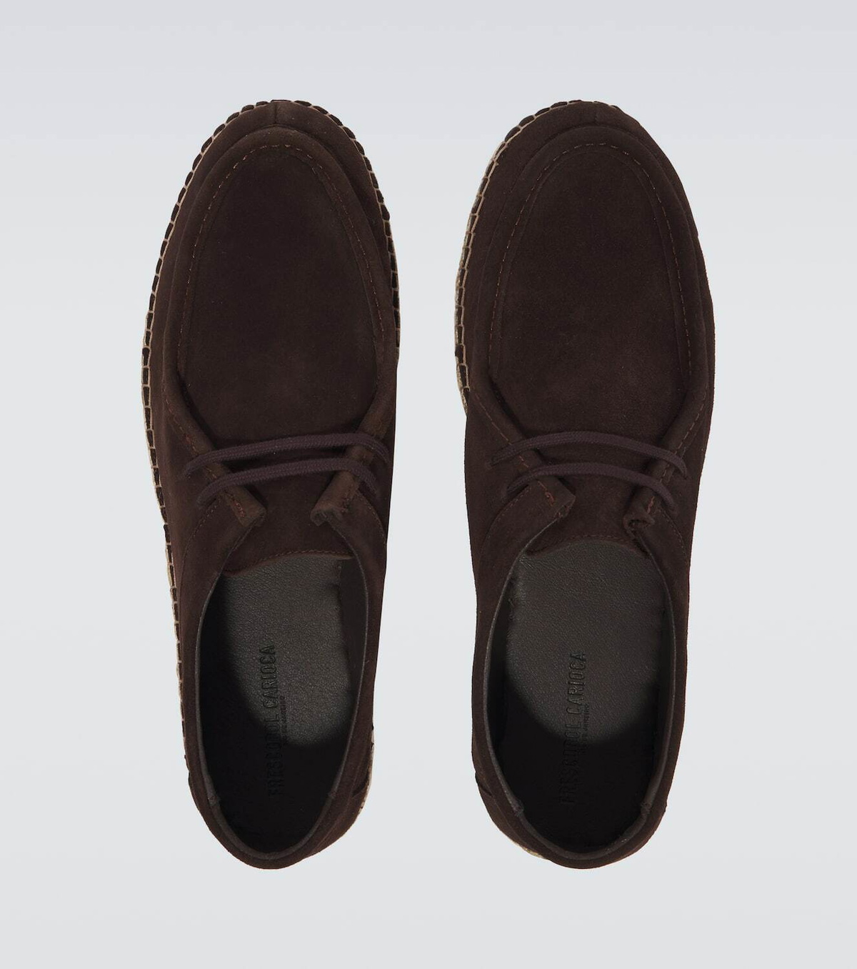 Frescobol Carioca Rodolfo Wallabee suede shoes