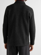 NN07 - Ivan 6398 Merino Wool Half-Zip Sweater - Gray