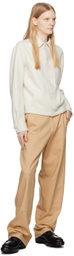 ZEGNA White Spread Collar Jacket