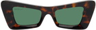 Off-White Tortoiseshell Accra Sunglasses