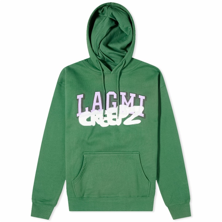 Photo: Creepz Men's Tagged Collegiate Hoodie in Forest