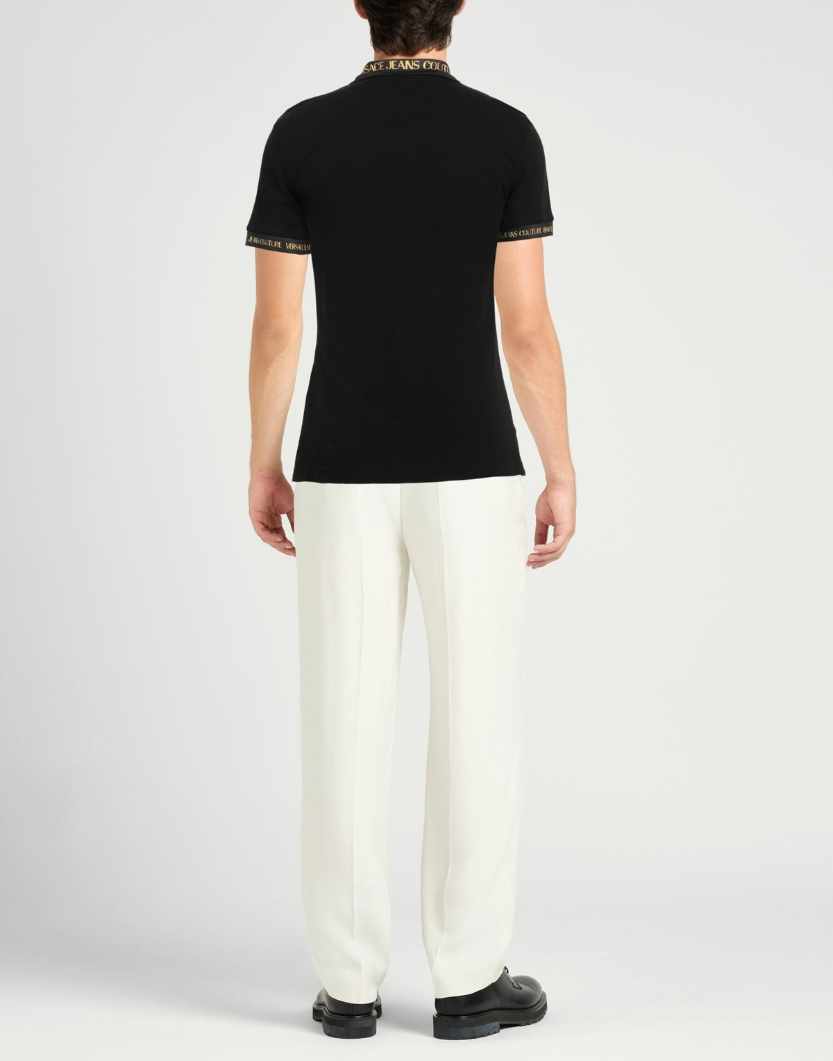 Versace Jeans Couture Mens Polo shirt in Black