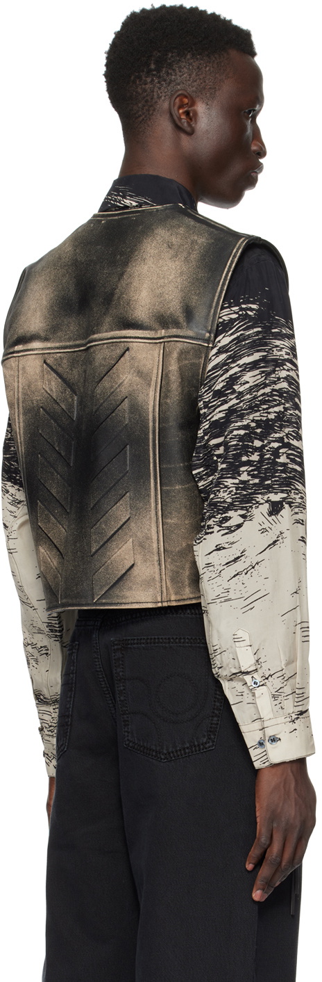 EYTYS SSENSE Exclusive Black Harper Leather Vest