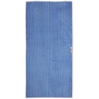 Tekla Fabrics Tekla Organic Terry Bath Towel in Clear Blue Stripes