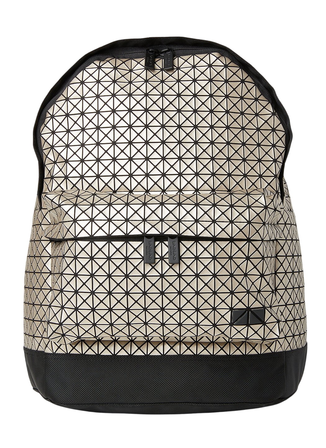 Bao Bao Issey Miyake Black Faux-Leather Backpack Bao Bao Issey Miyake