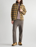 Remi Relief - Checked Cotton-Flannel Shirt - Yellow