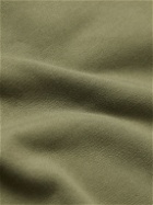 Frescobol Carioca - Henrique Cotton-Jersey Half-Zip Sweatshirt - Green