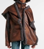 Y/Project Snap Off faux shearling-trimmed jacket