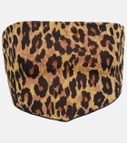 Staud - Shane leopard-print scarf top