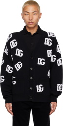 Dolce & Gabbana Black 'DG' Cardigan