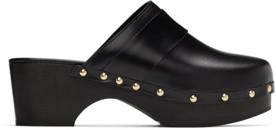 Aeyde Black Bibi Clogs Aeyde