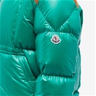 Moncler Men's Ain Corduroy Padded Jacket in Green